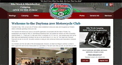 Desktop Screenshot of daytona200mc.com